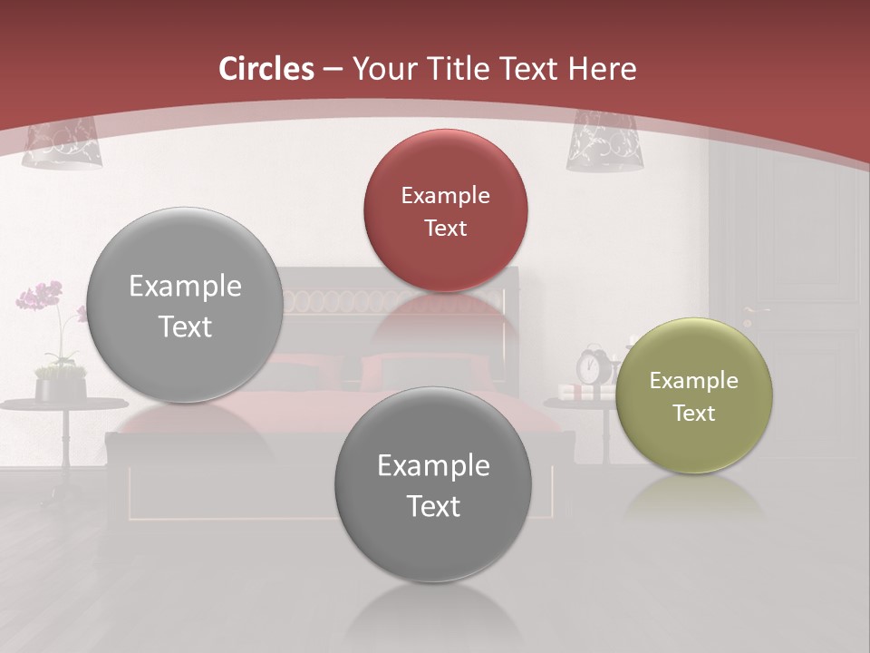 Parquet Home Black PowerPoint Template