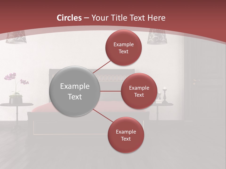 Parquet Home Black PowerPoint Template