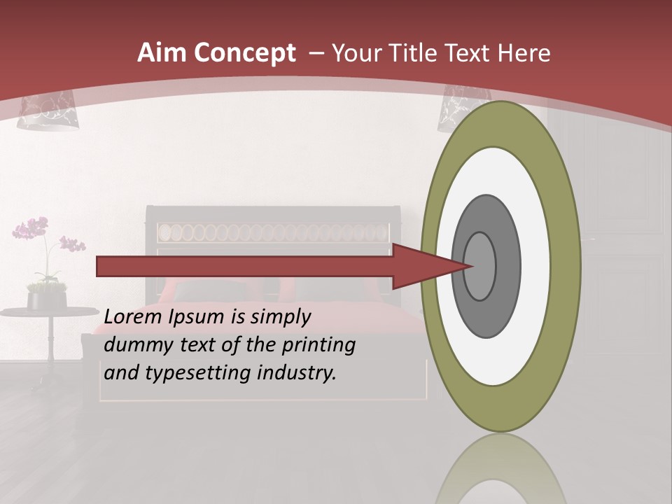 Parquet Home Black PowerPoint Template