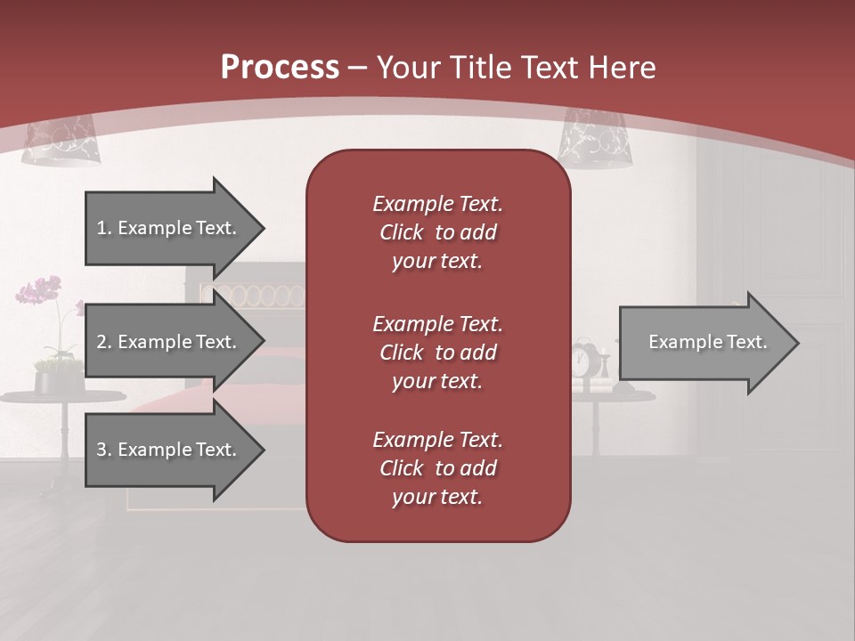 Parquet Home Black PowerPoint Template
