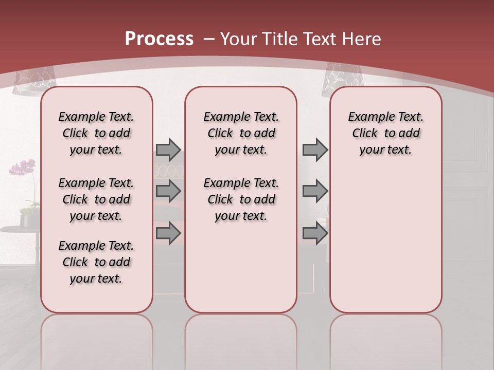 Parquet Home Black PowerPoint Template