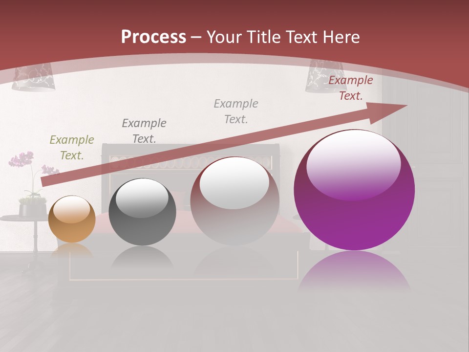 Parquet Home Black PowerPoint Template