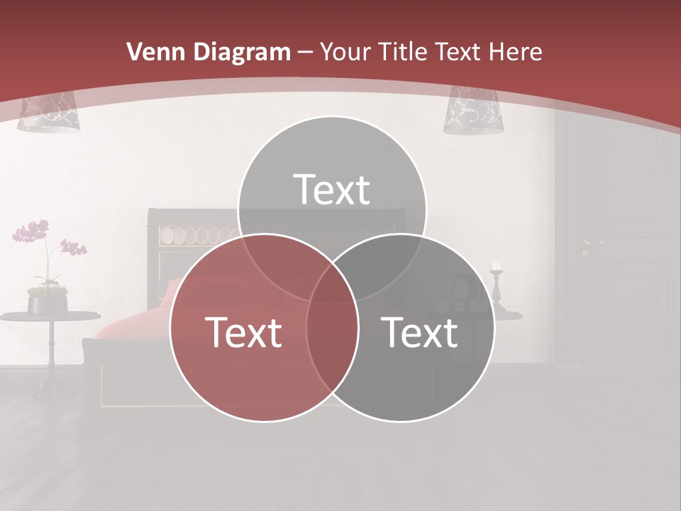 Parquet Home Black PowerPoint Template