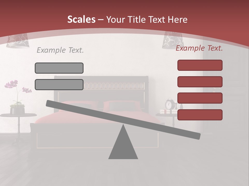 Parquet Home Black PowerPoint Template
