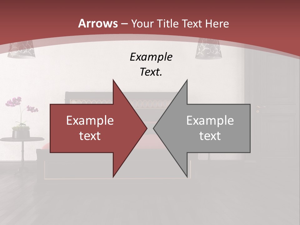 Parquet Home Black PowerPoint Template