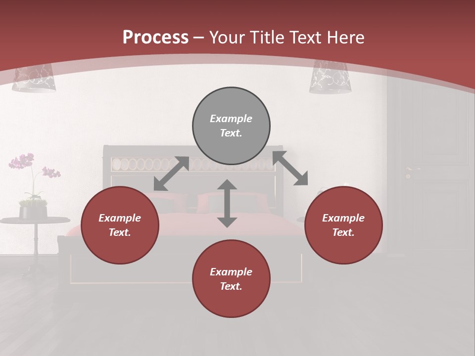 Parquet Home Black PowerPoint Template