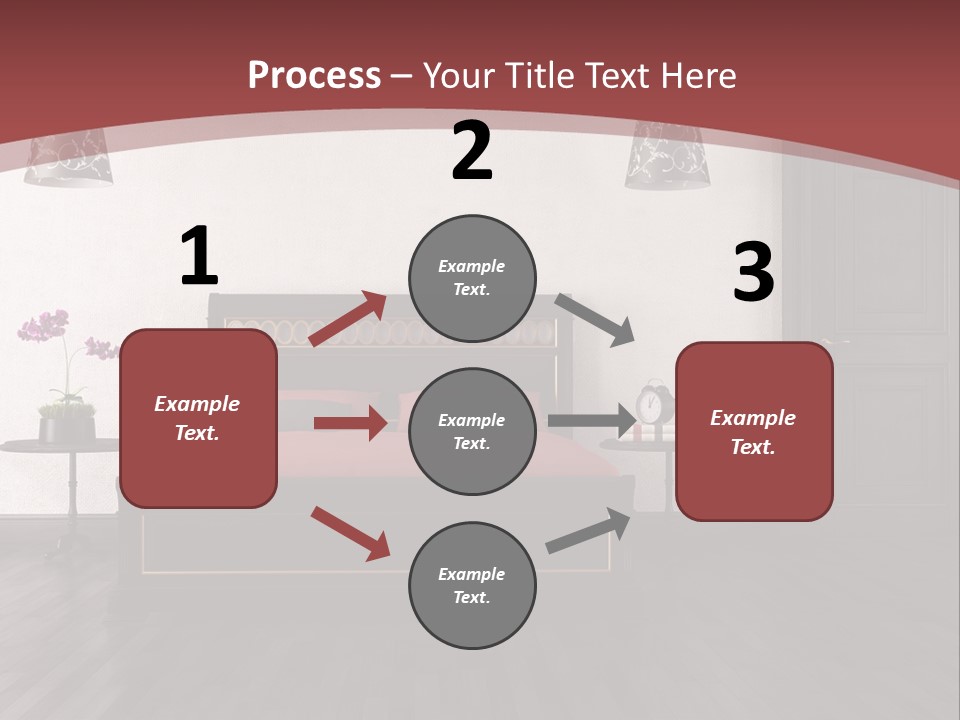 Parquet Home Black PowerPoint Template