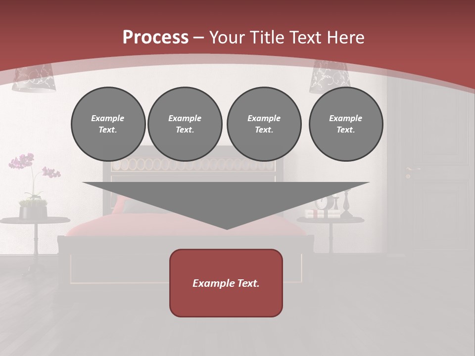 Parquet Home Black PowerPoint Template