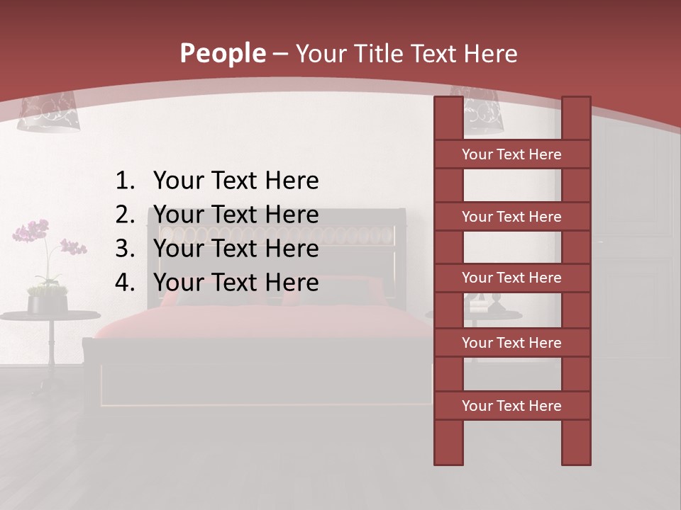 Parquet Home Black PowerPoint Template
