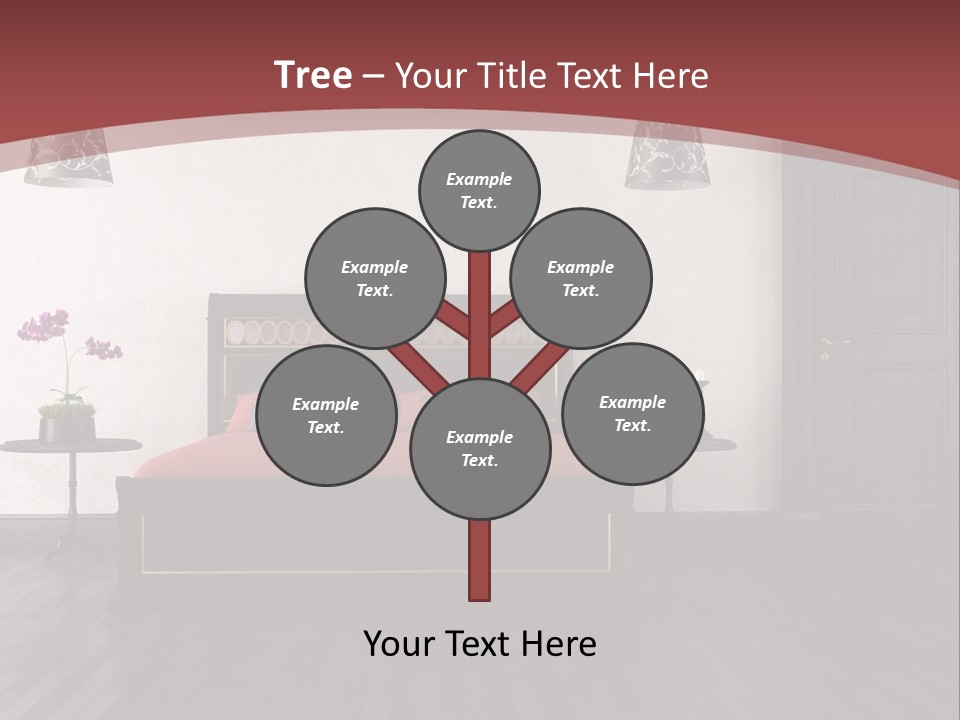 Parquet Home Black PowerPoint Template