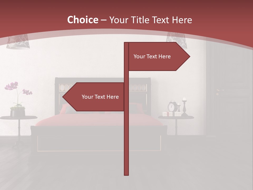 Parquet Home Black PowerPoint Template
