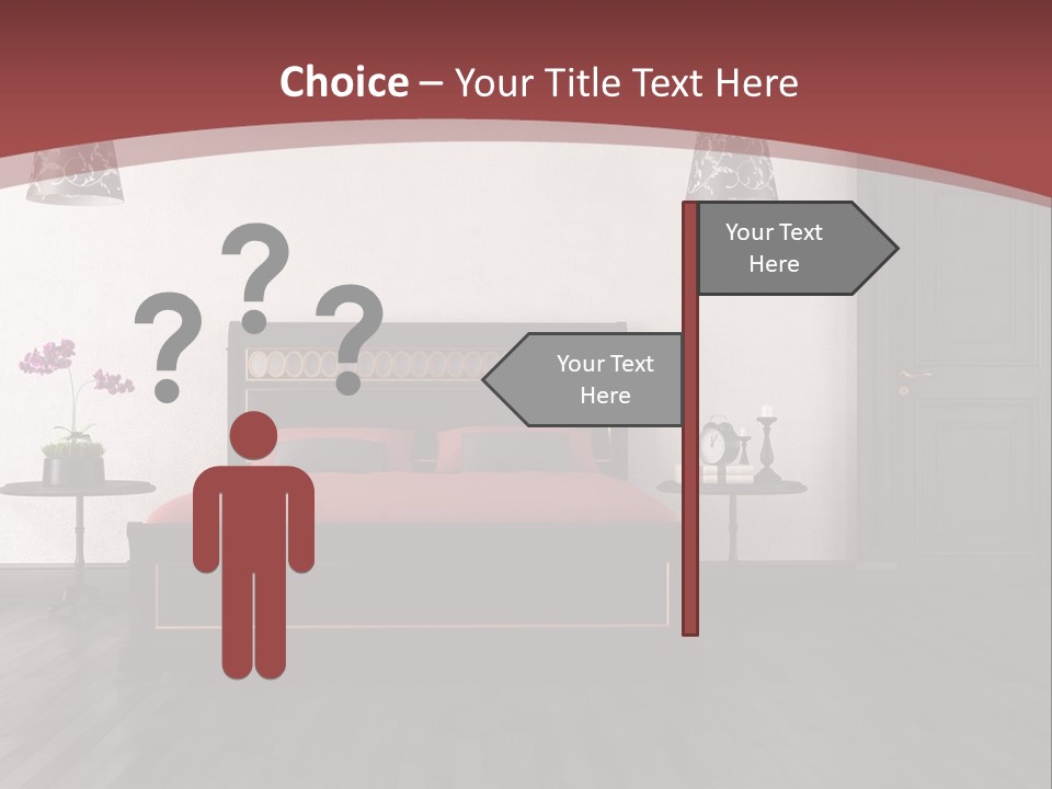 Parquet Home Black PowerPoint Template