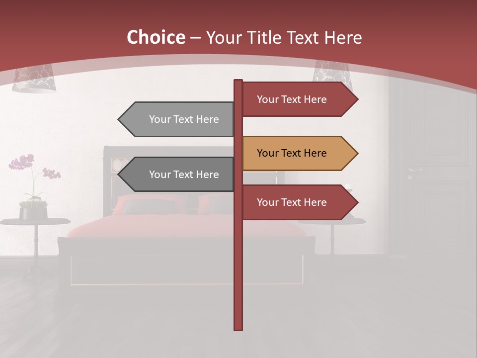 Parquet Home Black PowerPoint Template