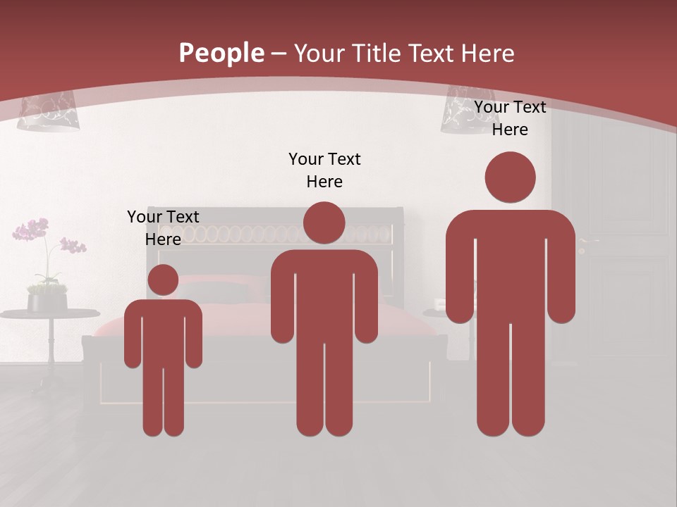 Parquet Home Black PowerPoint Template