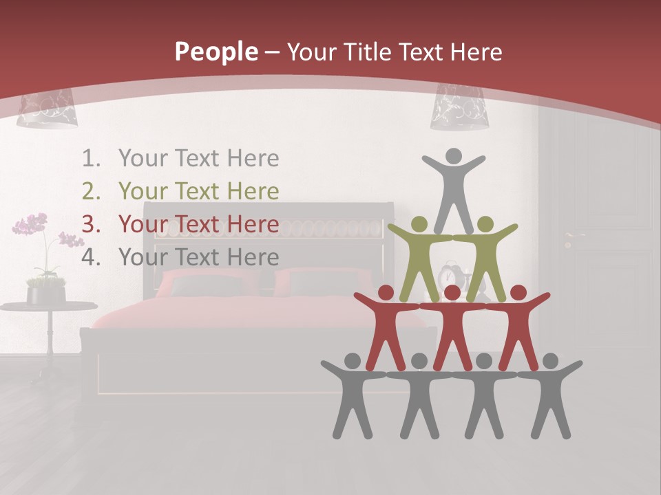 Parquet Home Black PowerPoint Template