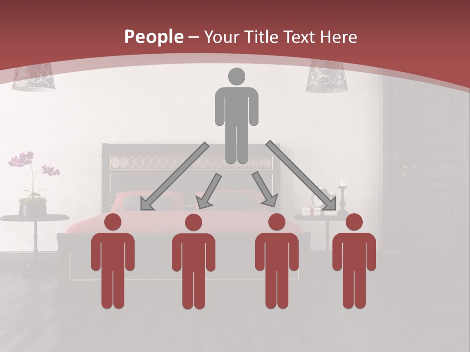 Parquet Home Black PowerPoint Template