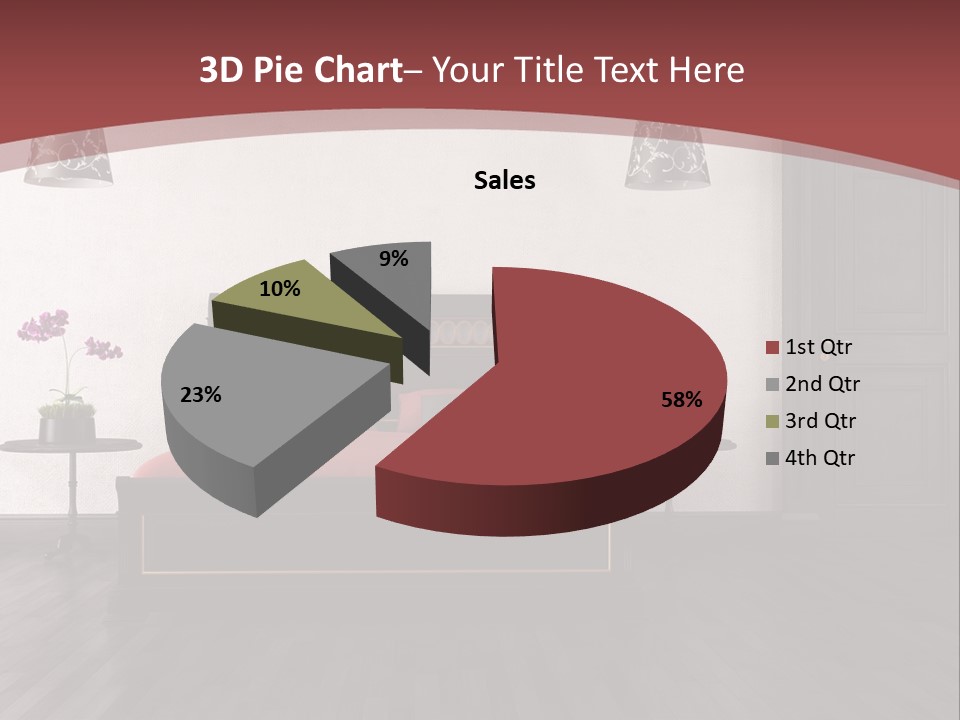 Parquet Home Black PowerPoint Template