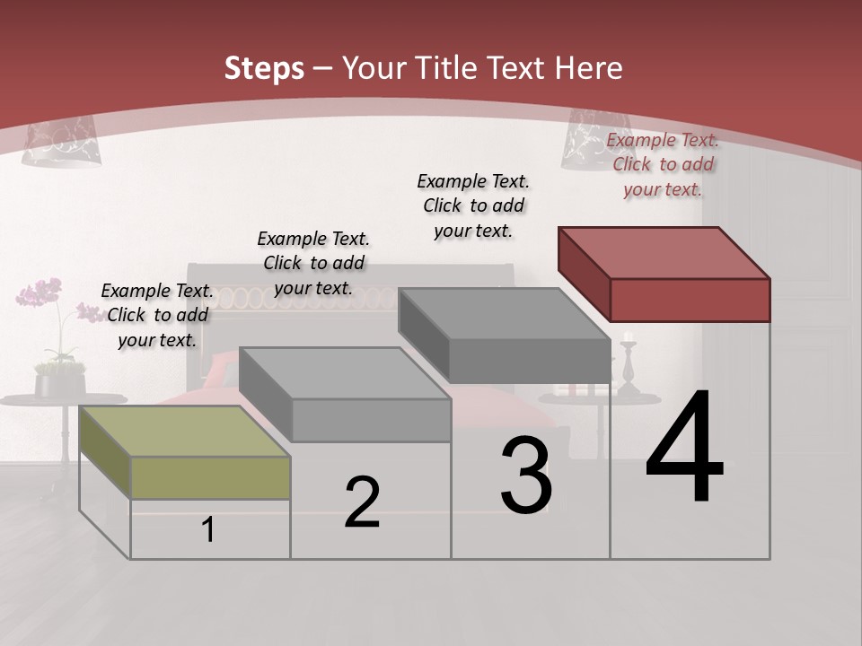 Parquet Home Black PowerPoint Template