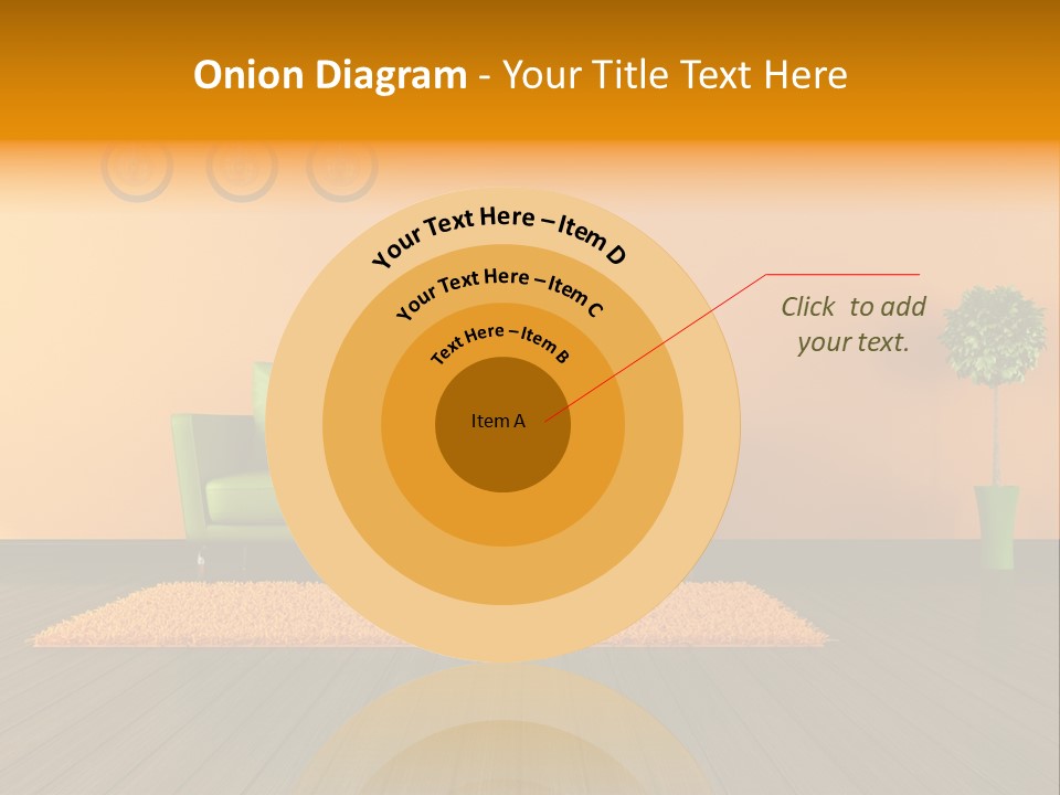 Room Livingroom Plant PowerPoint Template