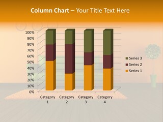 Room Livingroom Plant PowerPoint Template