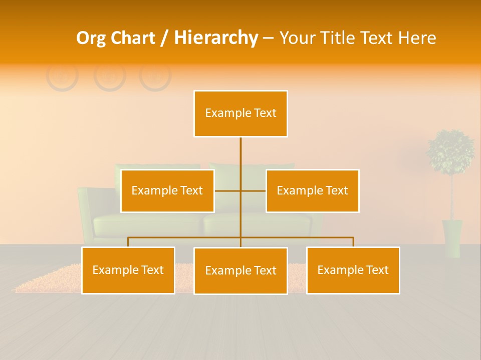 Room Livingroom Plant PowerPoint Template