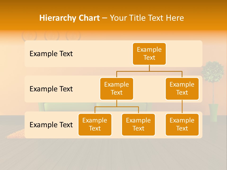Room Livingroom Plant PowerPoint Template