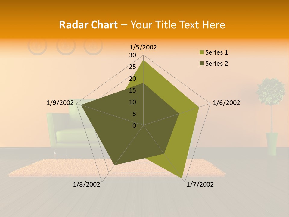 Room Livingroom Plant PowerPoint Template