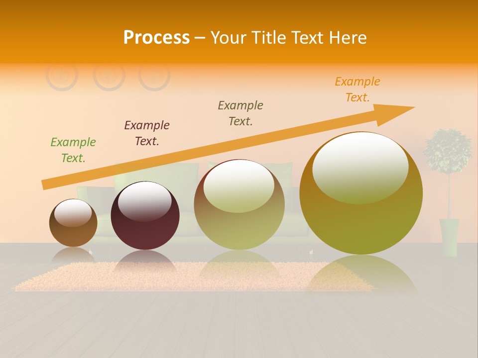 Room Livingroom Plant PowerPoint Template