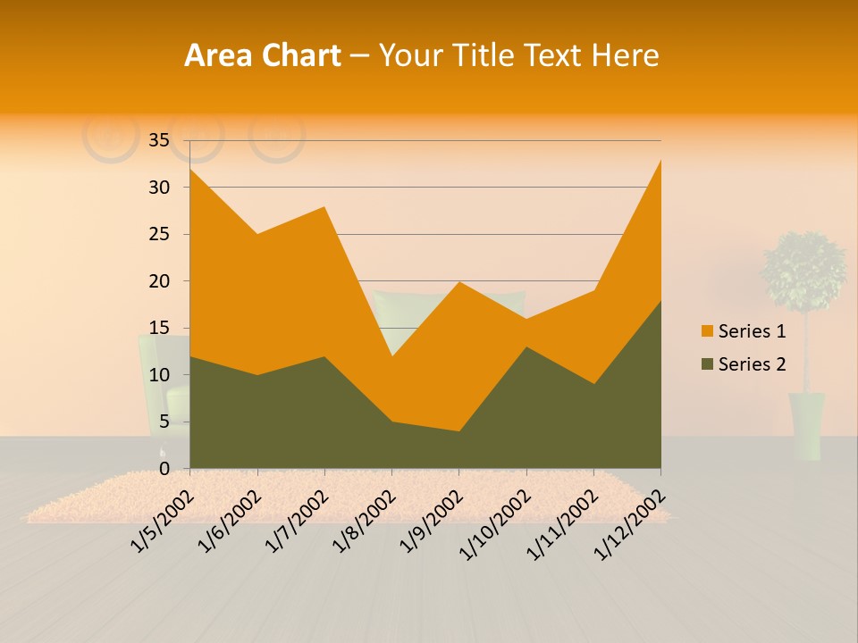 Room Livingroom Plant PowerPoint Template