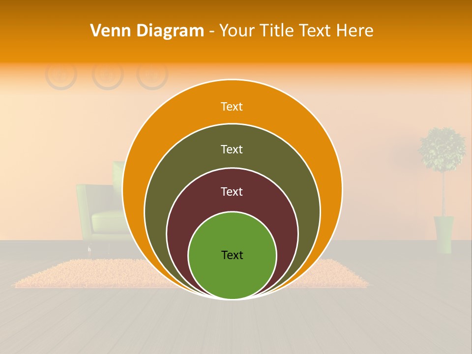 Room Livingroom Plant PowerPoint Template