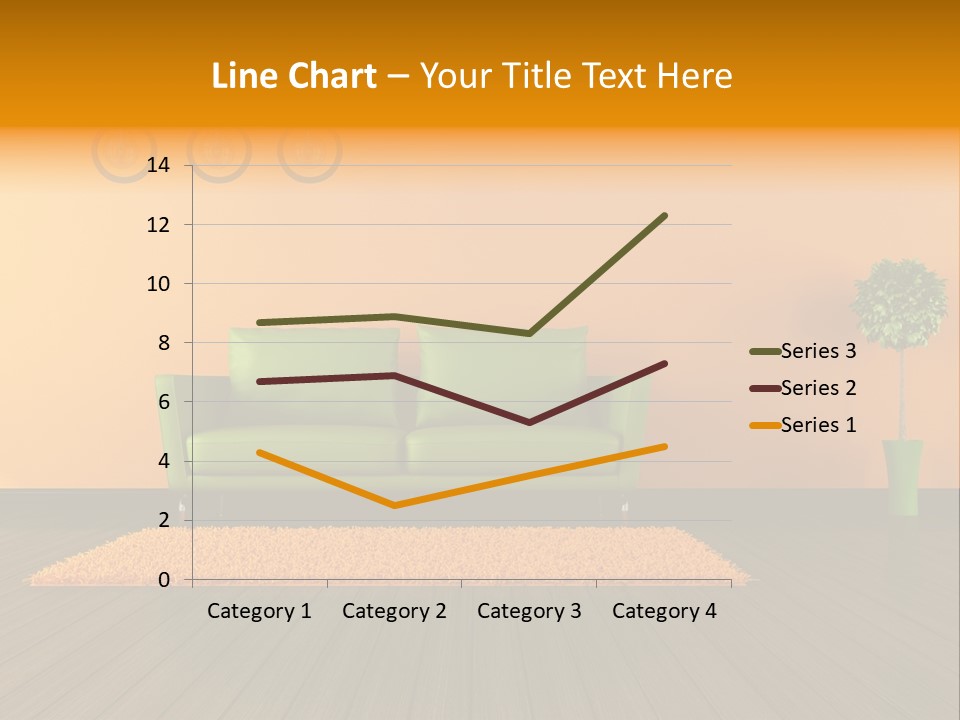 Room Livingroom Plant PowerPoint Template