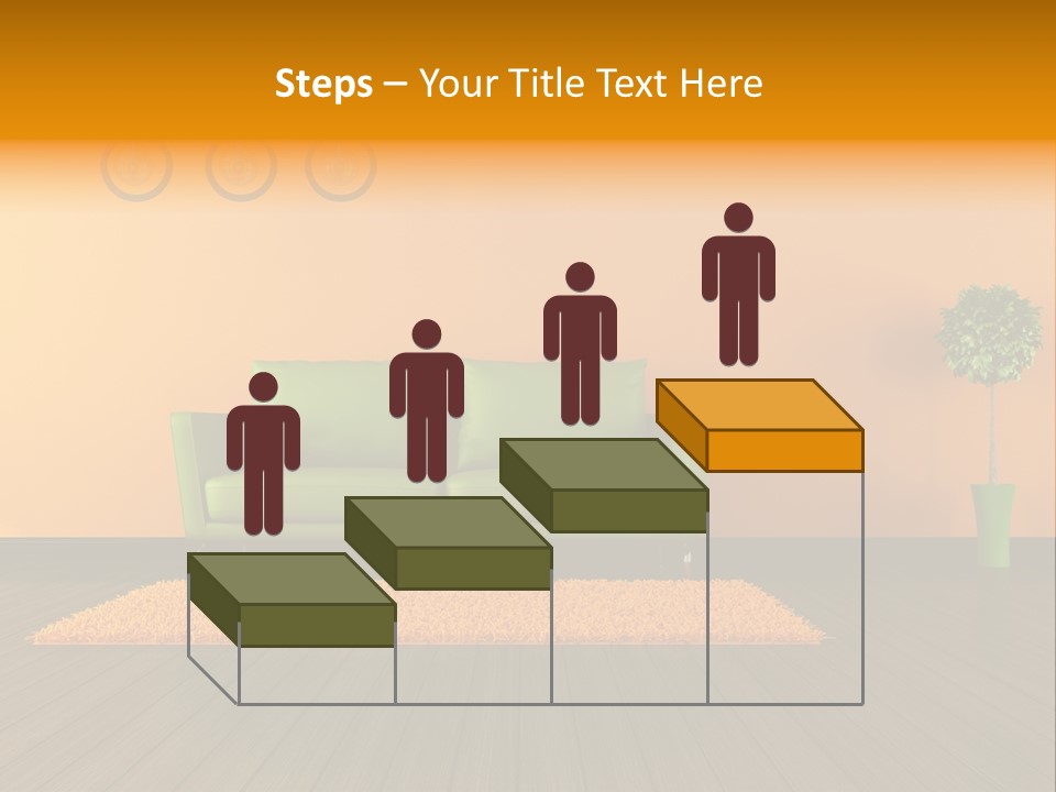 Room Livingroom Plant PowerPoint Template