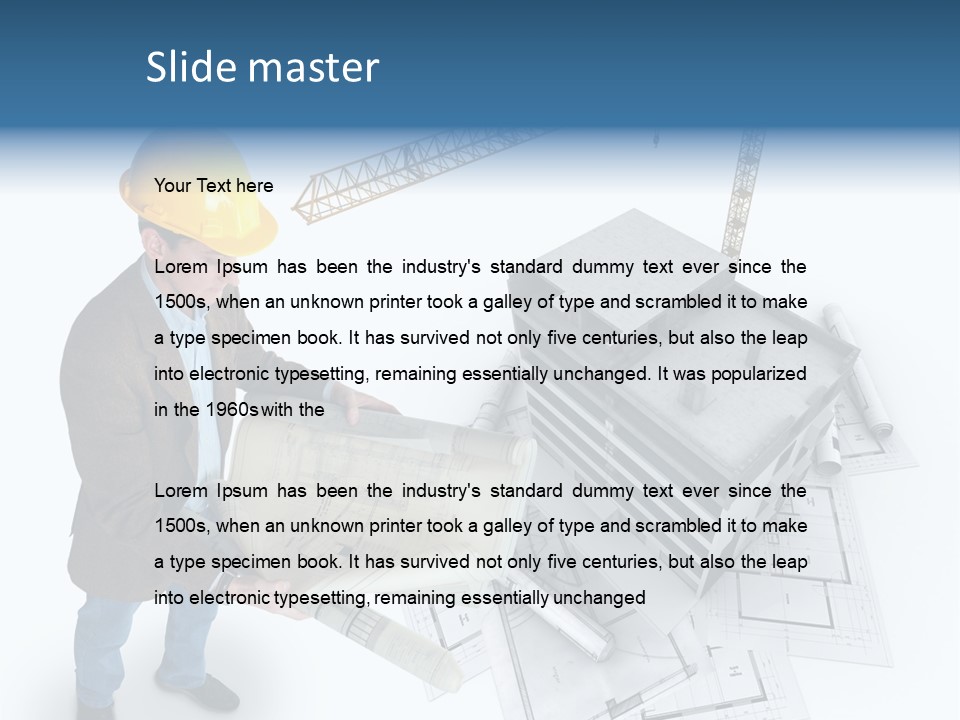 Brick Faueade Residential PowerPoint Template