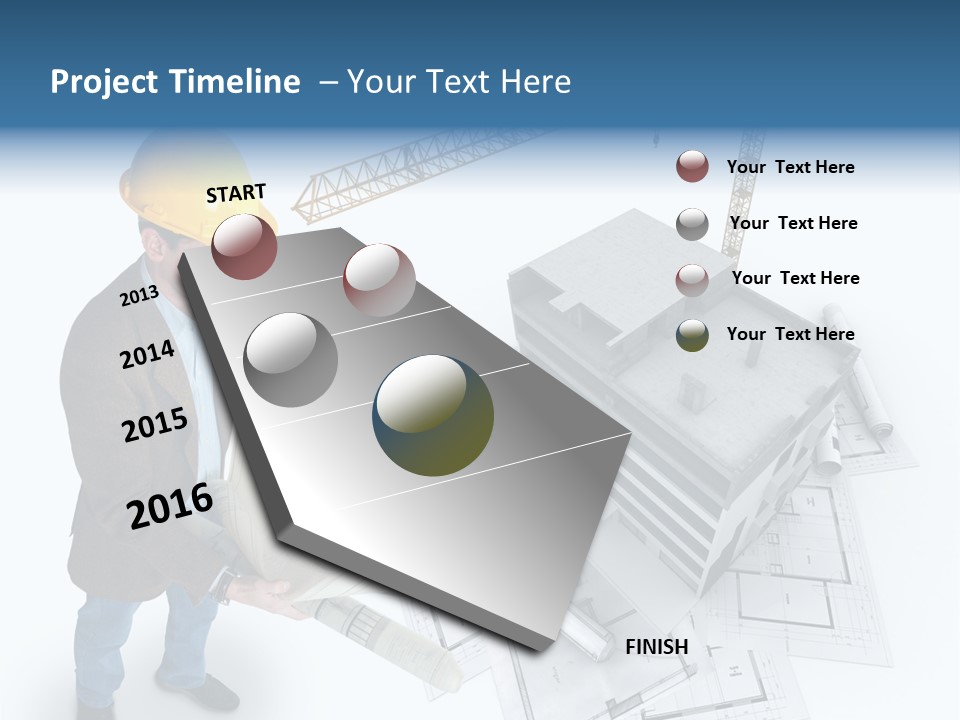 Brick Faueade Residential PowerPoint Template