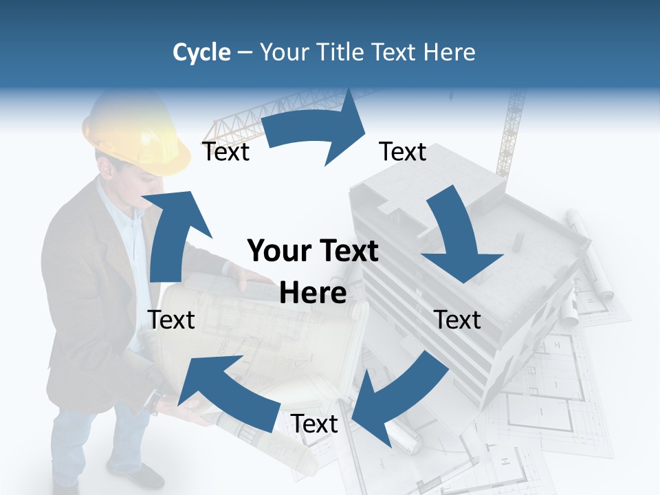 Brick Faueade Residential PowerPoint Template