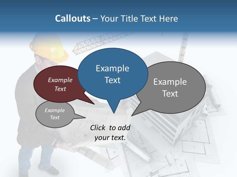 Brick Faueade Residential PowerPoint Template