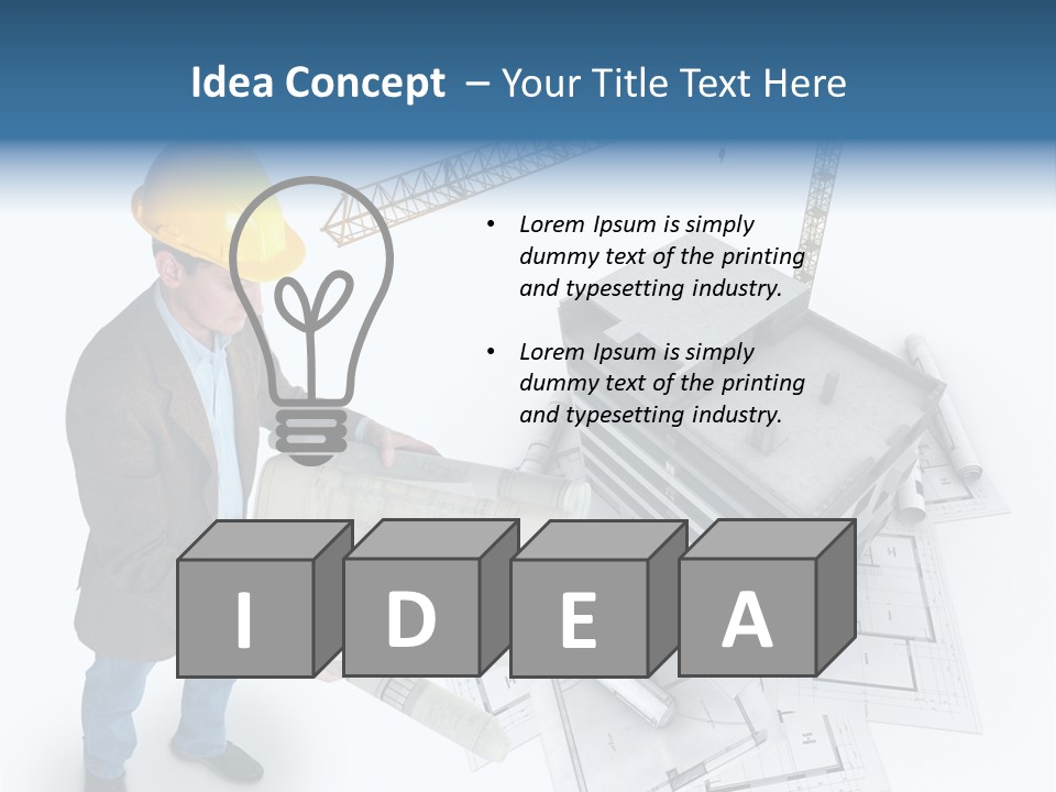 Brick Faueade Residential PowerPoint Template