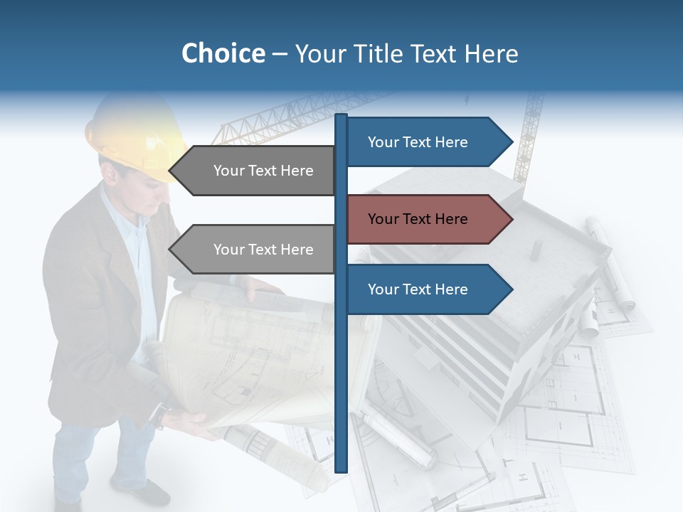 Brick Faueade Residential PowerPoint Template
