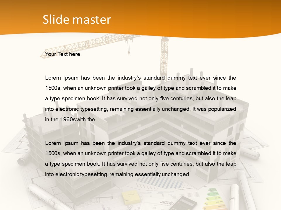 Office Business House PowerPoint Template