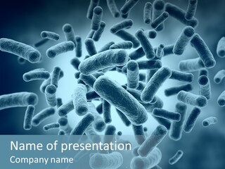 Genetics Many Background PowerPoint Template