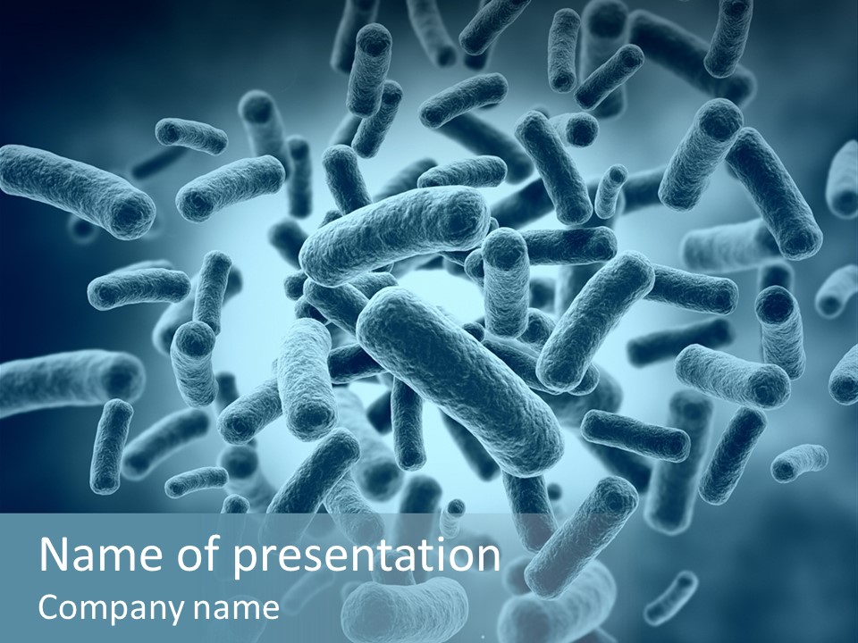 Genetics Many Background PowerPoint Template