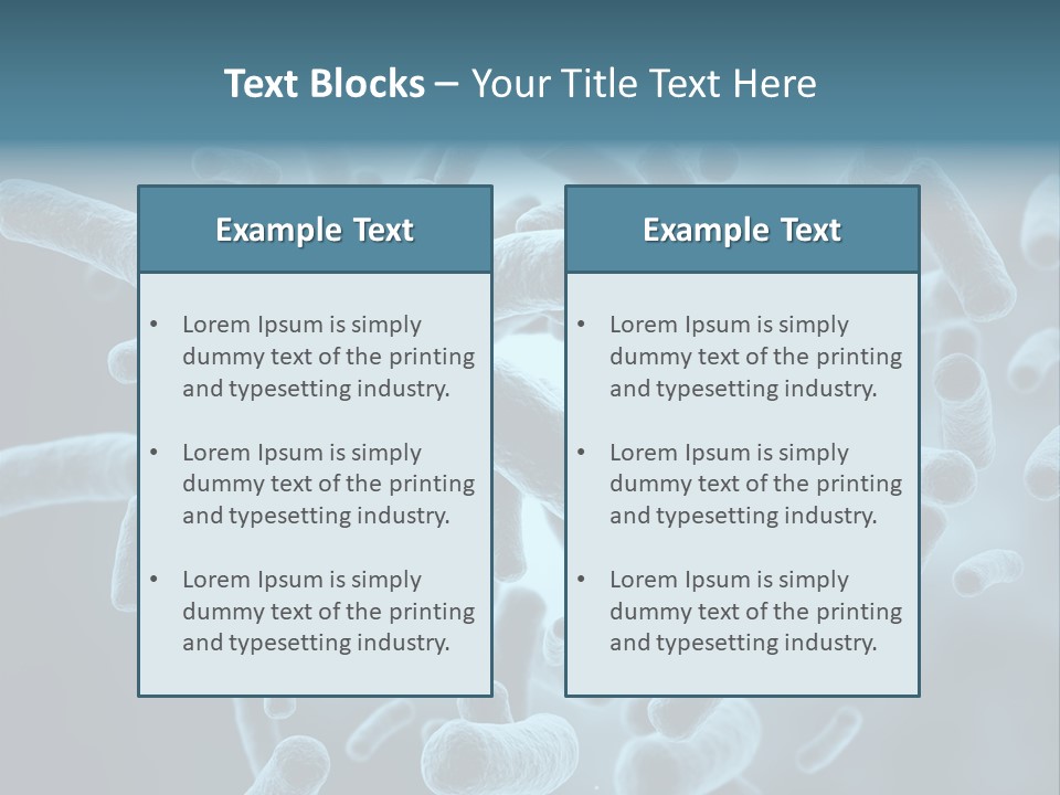 Genetics Many Background PowerPoint Template