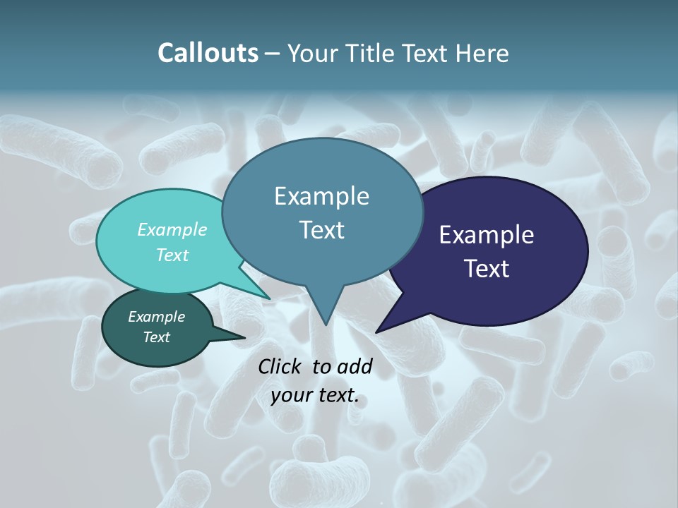Genetics Many Background PowerPoint Template