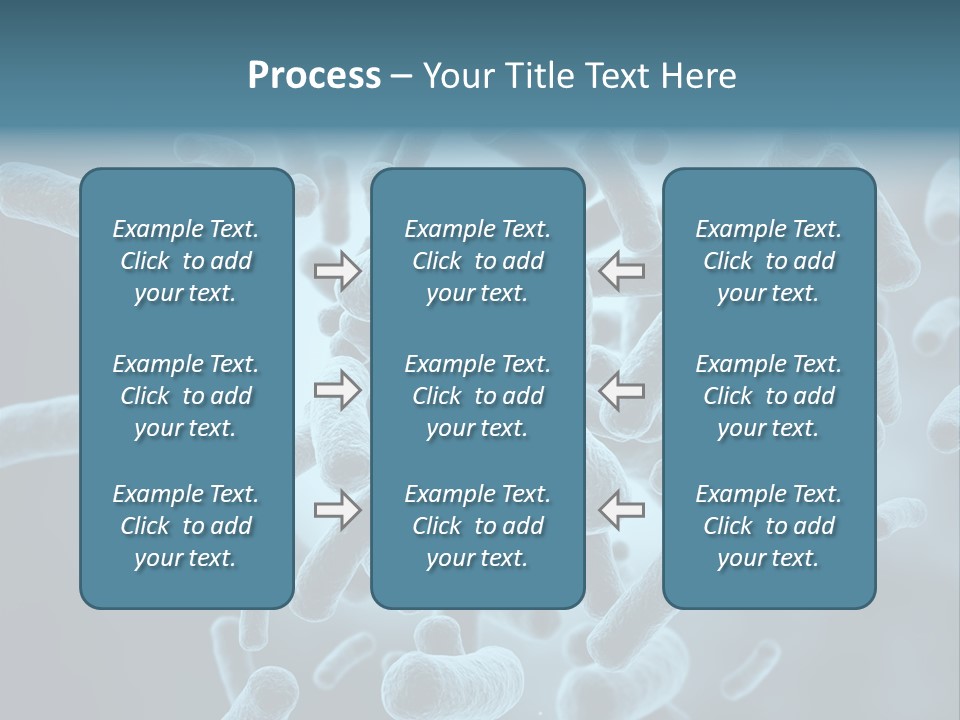 Genetics Many Background PowerPoint Template