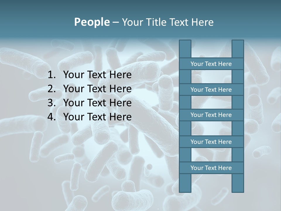 Genetics Many Background PowerPoint Template