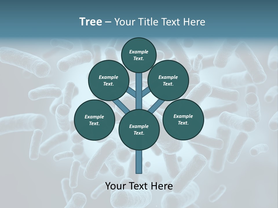 Genetics Many Background PowerPoint Template