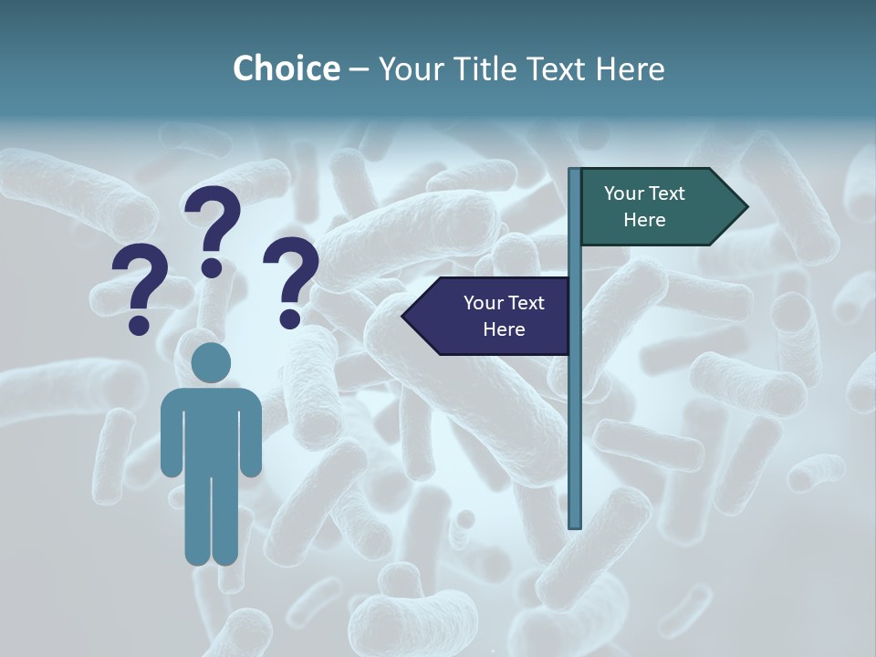 Genetics Many Background PowerPoint Template