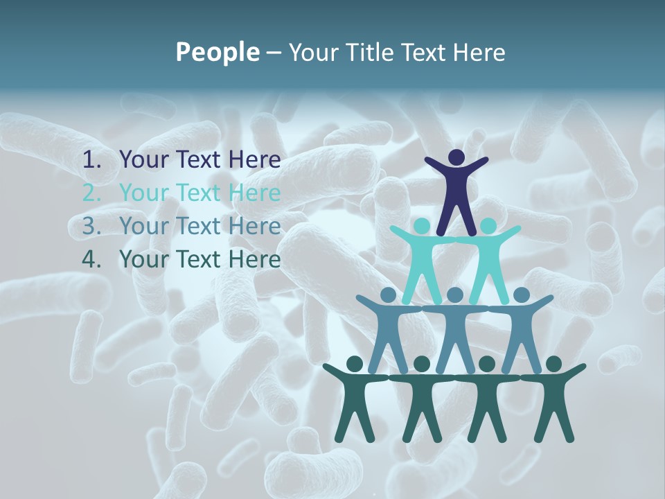 Genetics Many Background PowerPoint Template