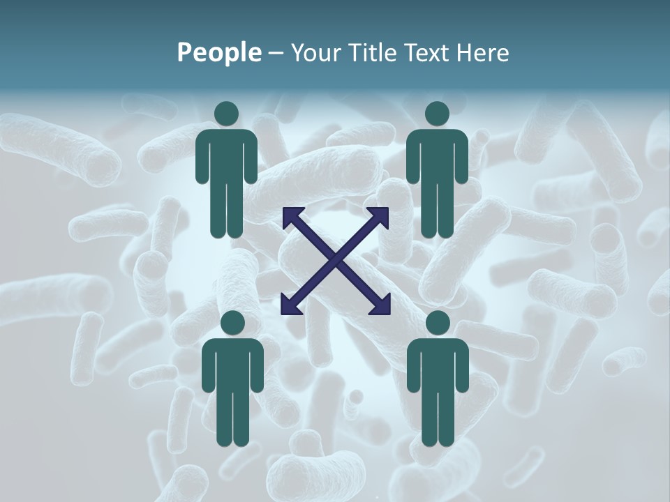 Genetics Many Background PowerPoint Template