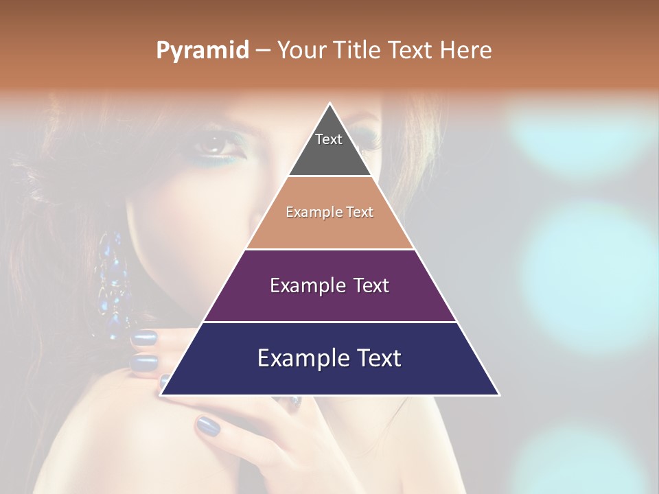 Jewellery Eyeshadow Fashion PowerPoint Template